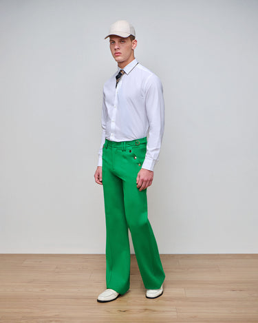 Asher Emerald Ponte Boot Cut Trouser