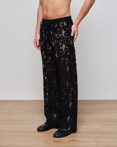 Amir Black Lace Pant