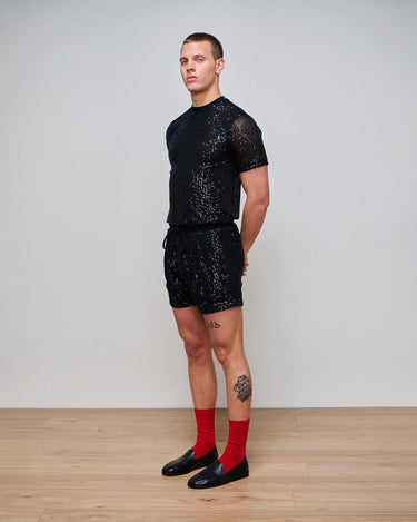Toshi Black Sequin T-Shirt