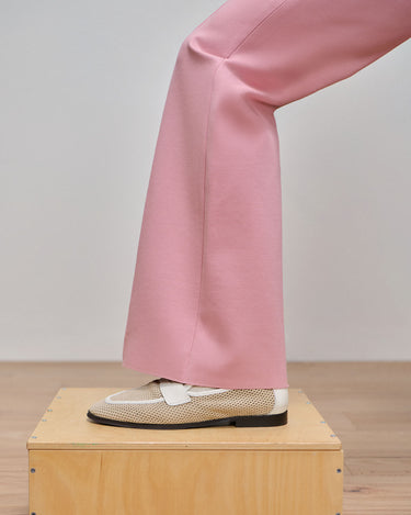 Asher Blush Ponte Boot Cut Trouser