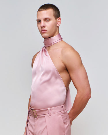 Joie Blush One Shoulder Scarf Top