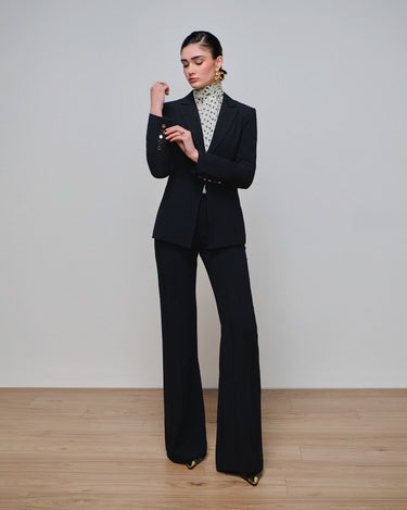 Legacy Black Pintuck Trouser