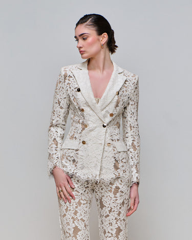 Paloma Ivory Lace Blazer