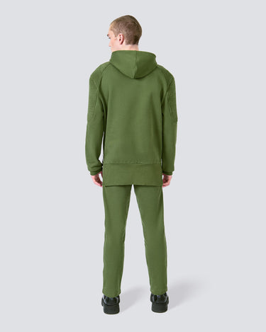 Bennett Olive Zip Hoodie