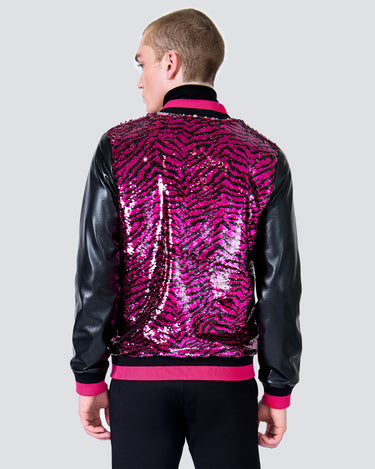 Felix Sequin Varsity Bomber