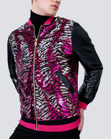 Felix Sequin Varsity Bomber