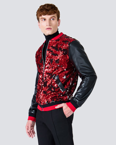 WYATT SEQUIN BOMBER