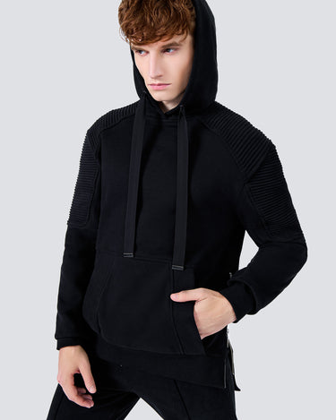 Bennett Black Zip Hoodie