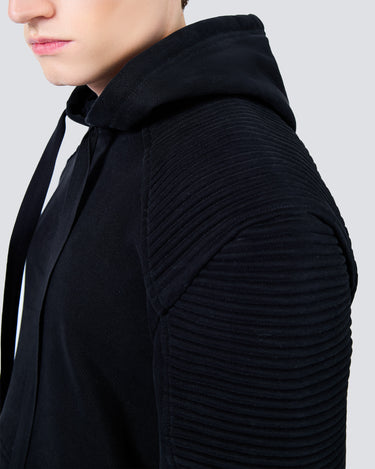 Bennett Black Zip Hoodie