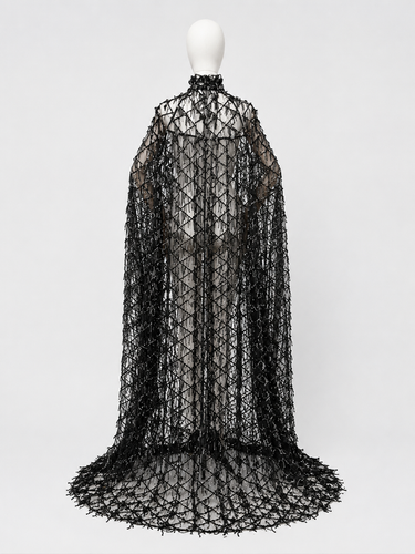 Hematite Sequin Cape