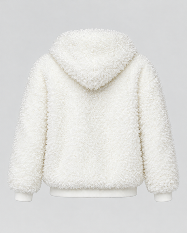 Peyton Off White Hooded Coat