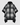 Dakota  Grey Check Cape Coat