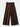 Crimson Metallic Brocade Wide Leg Couture Pant