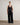 Egon Black Crystal Satin Wide Leg Pant