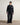 Emilio Black Chenille Denim/Faux Fur Collar Jacket