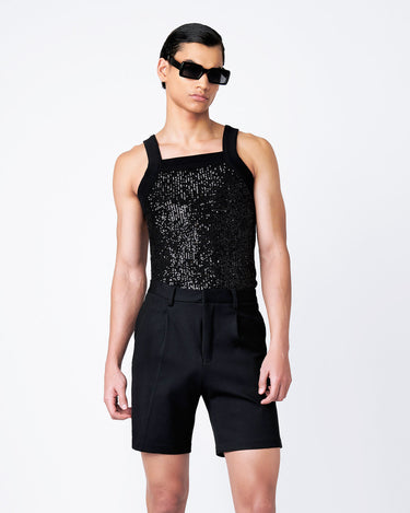 Reggie Black Tailored Short
