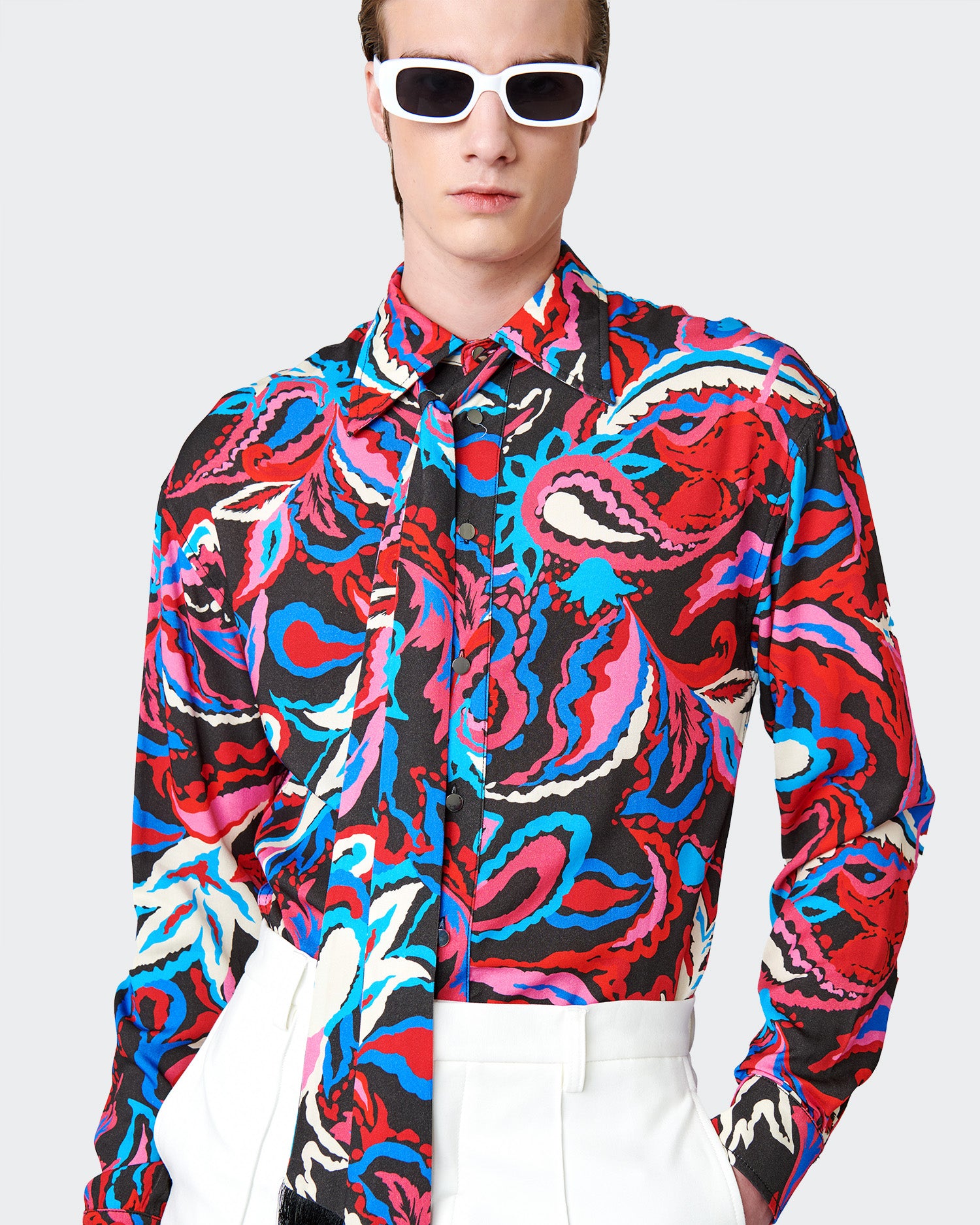 Esteban Point Collar Shirt/Scarf