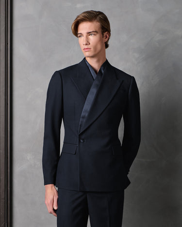 HAYDEN MIDNIGHT WOOL SUIT- Designer Made to Measure