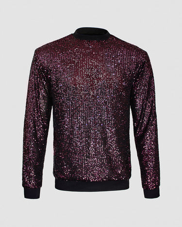 Malbec Sequin Sweater