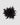 BLACK FEATHER FLOWER PIN