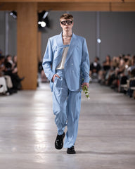 Logan Powder Blue Wool Suit-Runway Style / Made to Order