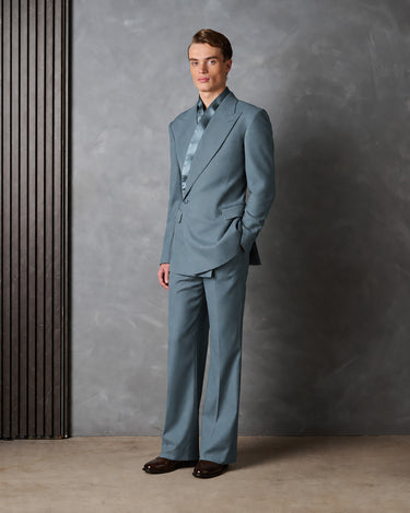 HAYDEN STEEL BLUE CLASSIC SUIT - Made to order