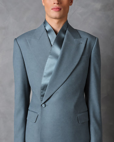 HAYDEN STEEL BLUE CLASSIC SUIT - Made to order