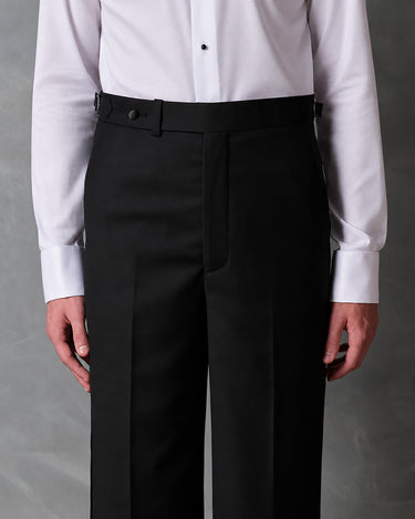 HAYDEN BLACK MODERN RELAXED LEG PANT - Made to order