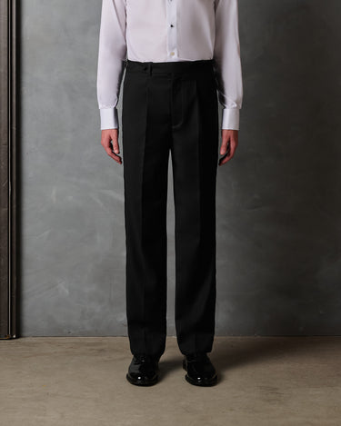 HAYDEN BLACK CLASSIC STRAIGHT LEG PANT - Made to order