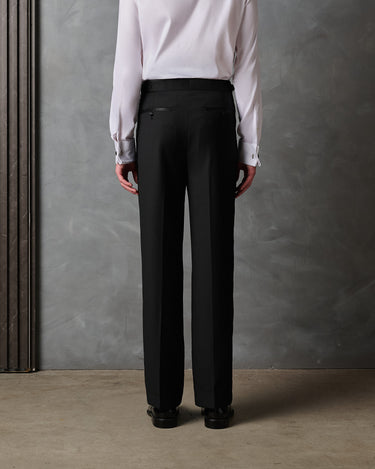 HAYDEN BLACK CLASSIC STRAIGHT LEG PANT - Made to order