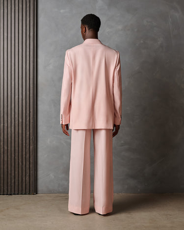 Logan Blush Pink Wool Suit- Runway Style / Made to Order