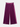 Magenta Velvet Wide Leg Couture Pant