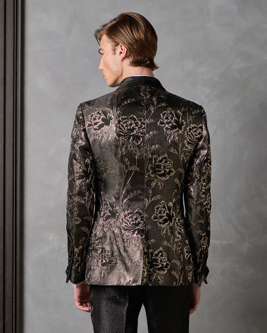 KARSON GOLD BROCADE DINNER SUIT - MADE TO ORDER
