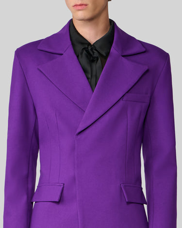 Lorenzo Purple Crop Jacket