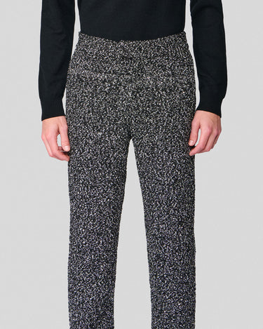 Frederico Black & White Sequin Tweed Pant