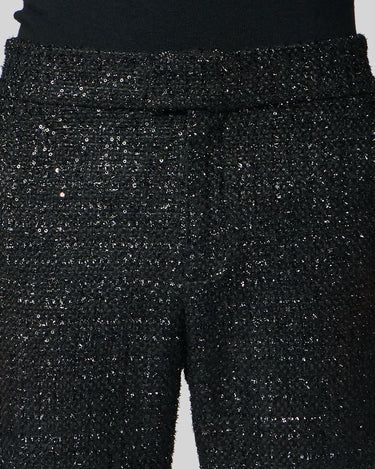 Frederico Black Sequin Tweed Pant