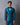LEONARDO TEAL BROCADE TUXEDO JACKET - MADE TO ORDER