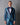 JAMIESON INDIGO JACQUARD TUXEDO JACKET - MADE TO ORDER
