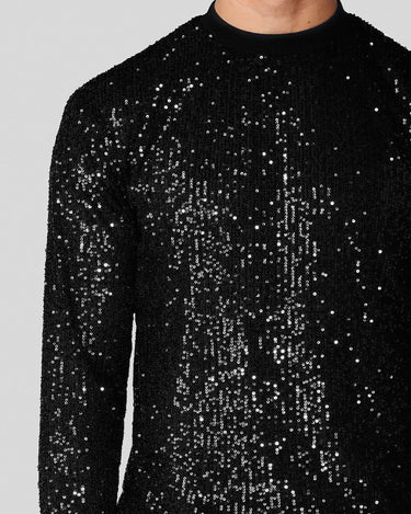Romeo Black Sequin Sweater
