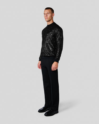 Romeo Black Sequin Sweater