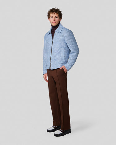 Avalon Pale Blue Sequin Tweed Jacket
