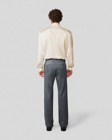 Ricardo Butter Satin Shirt/Scarf
