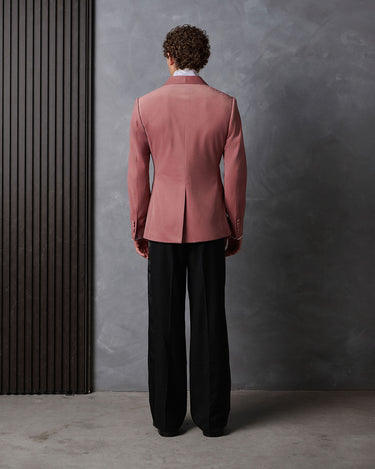 ASHTON BLUSH VELVET DINNER JACKET - MADE TO ORDER