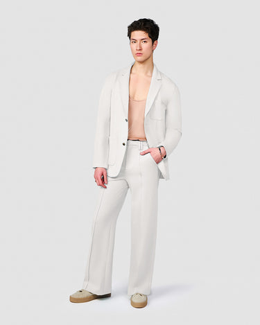 BODHI WHITE DOUBLE KNIT JACKET