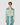 DION MINT SATIN WRAP SHIRT