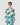 DION AQUA/PINK TROPICAL PRINT WRAP SHIRT