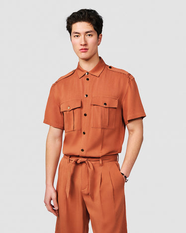KENNEDY TERRACOTTA SHORT JUMPSUIT