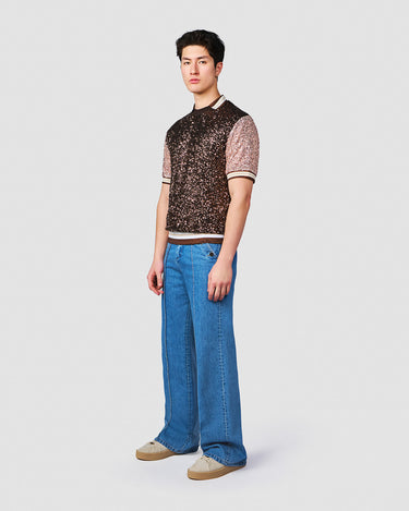 SALVADOR  ESPRESSO SEQUIN POLO