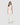 HELIOS IVORY CHIFFON SLEEVELESS BOW NECK TOP