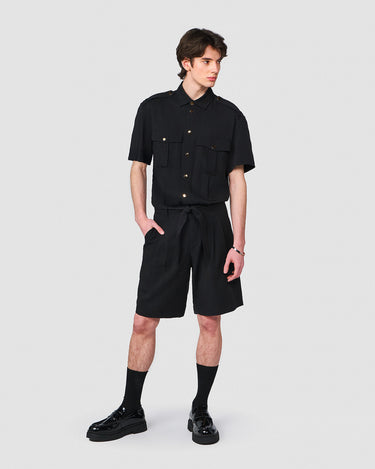 KENNEDY BLACK SHORT JUMPSUIT